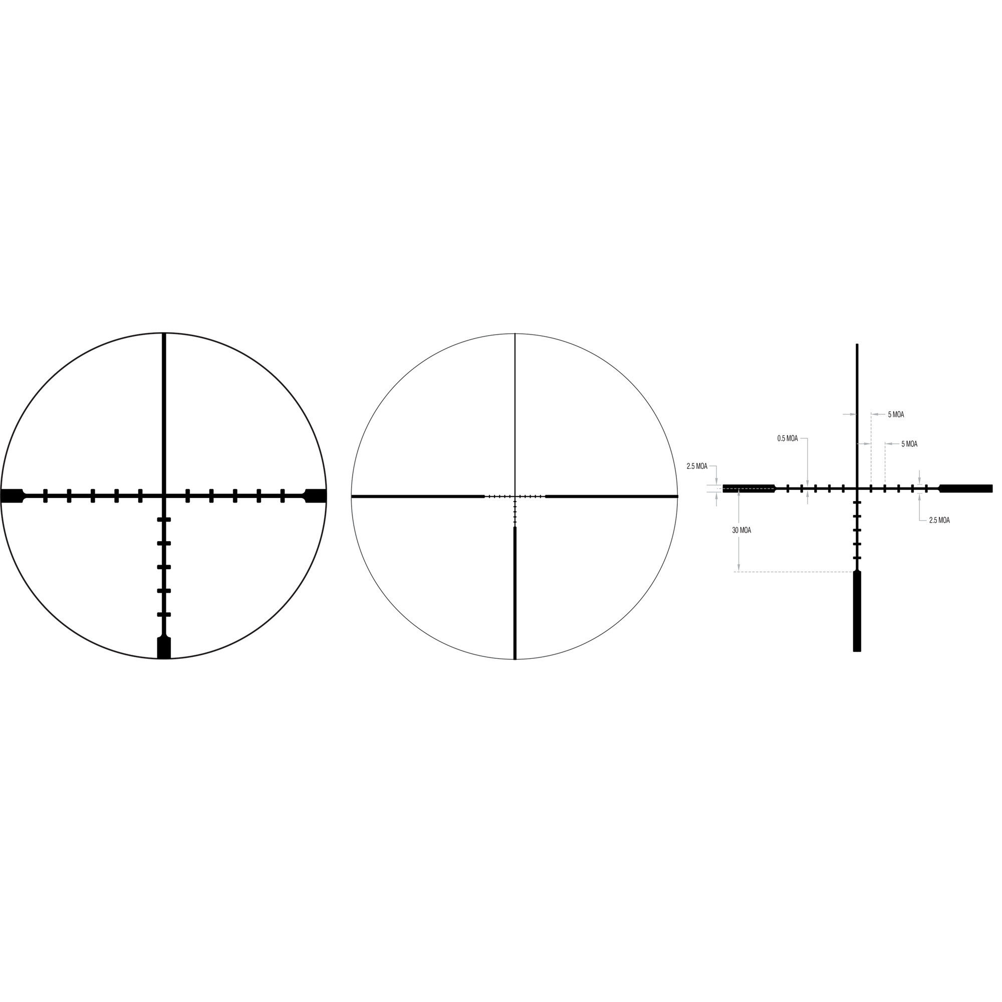 Trijicon Ascent 1-4x24mm Riflescope, BDC Target Reticle