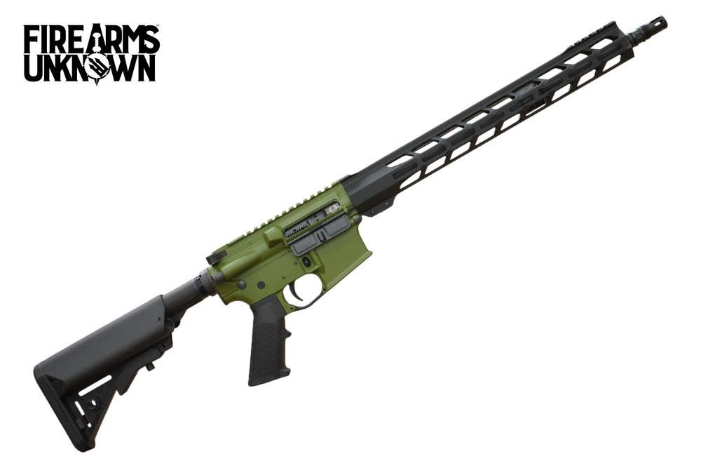 FU Zero 5.56 16" Cerakote Cam Bright Green / BLK 30RD Rifle