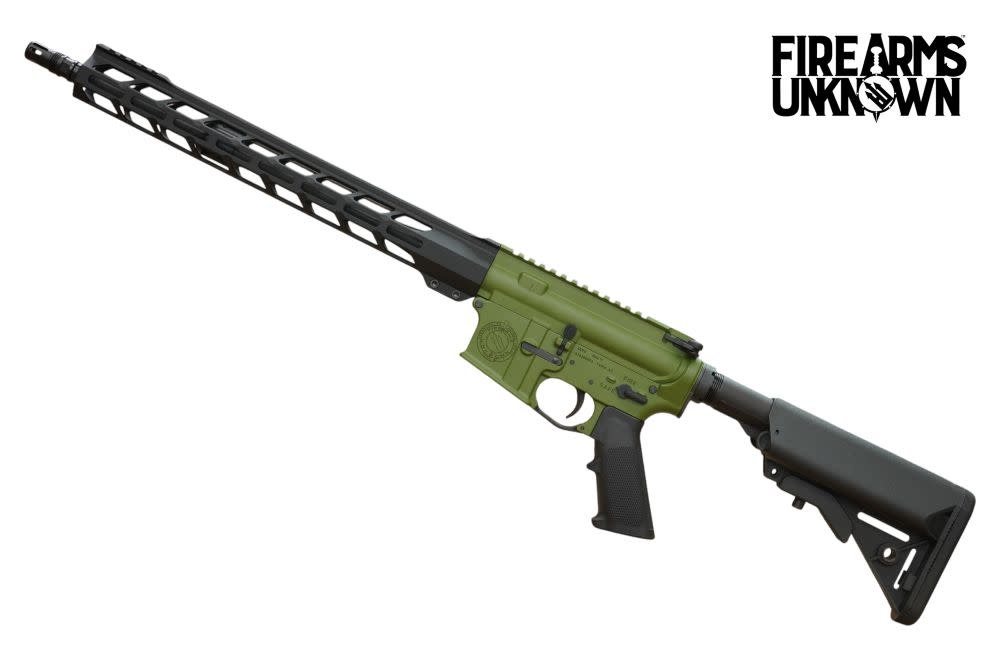 FU Zero 5.56 16" Cerakote Cam Bright Green / BLK 30RD Rifle