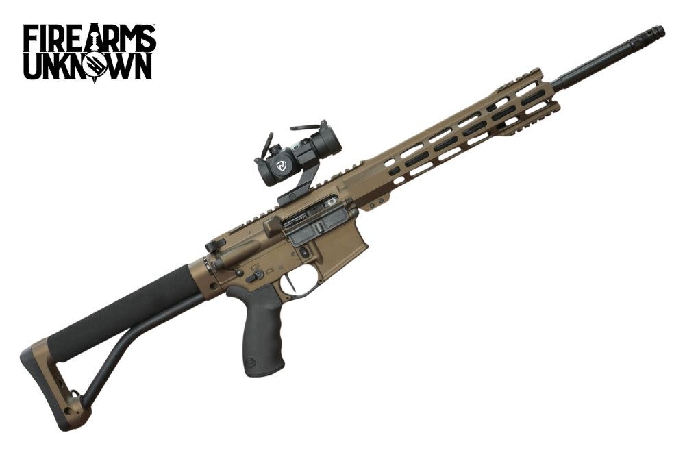 BT Custom Diomedes AR-15 Rifle w/ Ace Skeleton Stock BRONZE w/ Riton RRD