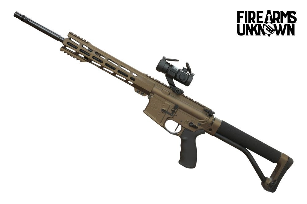BT Custom Diomedes AR-15 Rifle w/ Ace Skeleton Stock BRONZE w/ Riton RRD