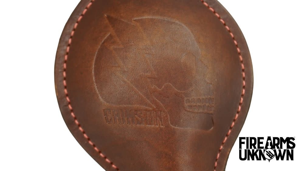 Crimson Knives Leather Wrapped Paper Weight