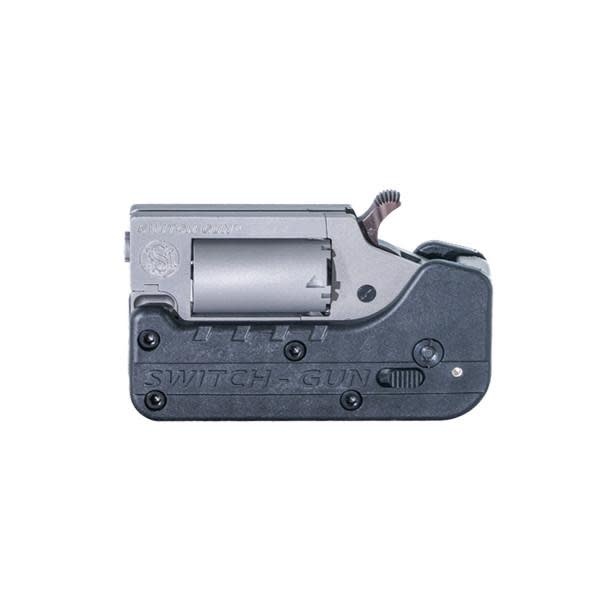 Standard Manufacturing Switch Gun .22WMR .75" SS 5RD Revolver w / Belt Clip