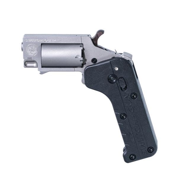Standard Manufacturing Switch Gun Combo .22LR/.22WMR .75" SS 5RD Revolver w/ Belt Clip