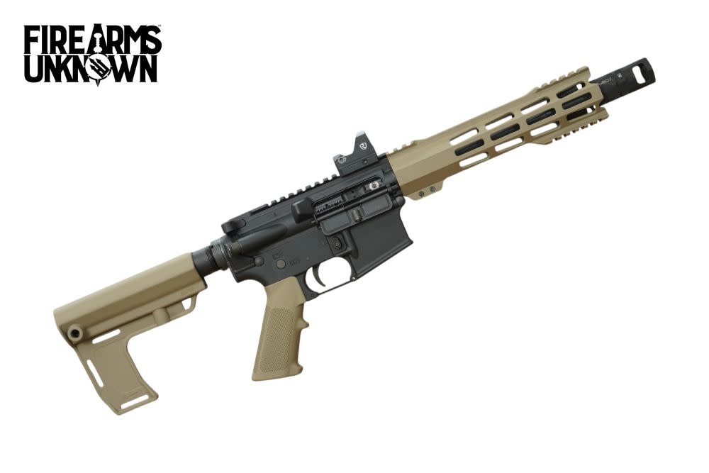 BT Diomedes 5.56 10.5" Cerakoted Magpul FDE 30RND AR Pistol w/ Little Boy