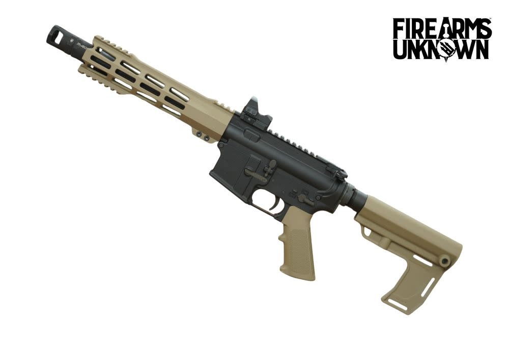 BT Diomedes 5.56 10.5" Cerakoted Magpul FDE 30RND AR Pistol w/ Little Boy