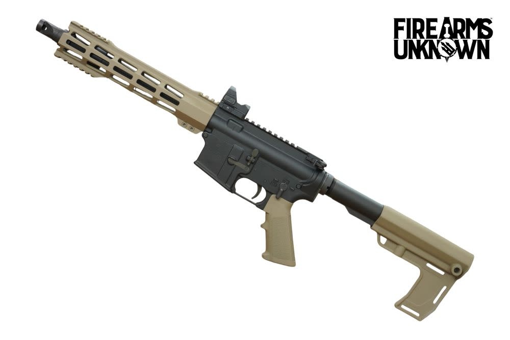 BT Diomedes 5.56 10.5" Cerakote Magpul FDE 30RND AR Pistol w/ Bull Barrel Comp