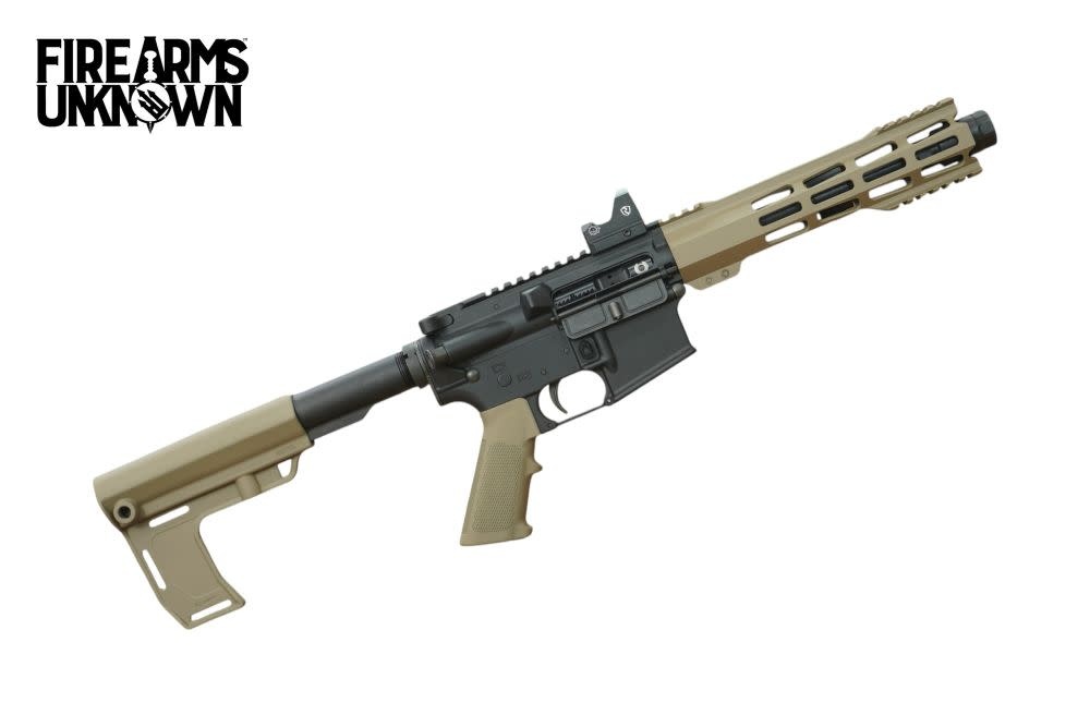BT Diomedes 5.56  8" Cerakote Magpul FDE 30RND AR Pistol w/ Magnum Linear Comp