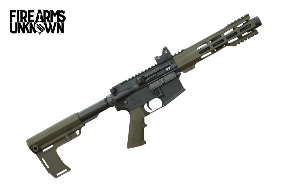 BT Diomedes 5.56  8" Cerakote Magpul ODG 30RND AR Pistol w/ Magnum Linear Comp