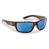 Flying Fishermen, Matencumbe Tortoise Frame, Smoke-Blue Mirror, Sunglasses