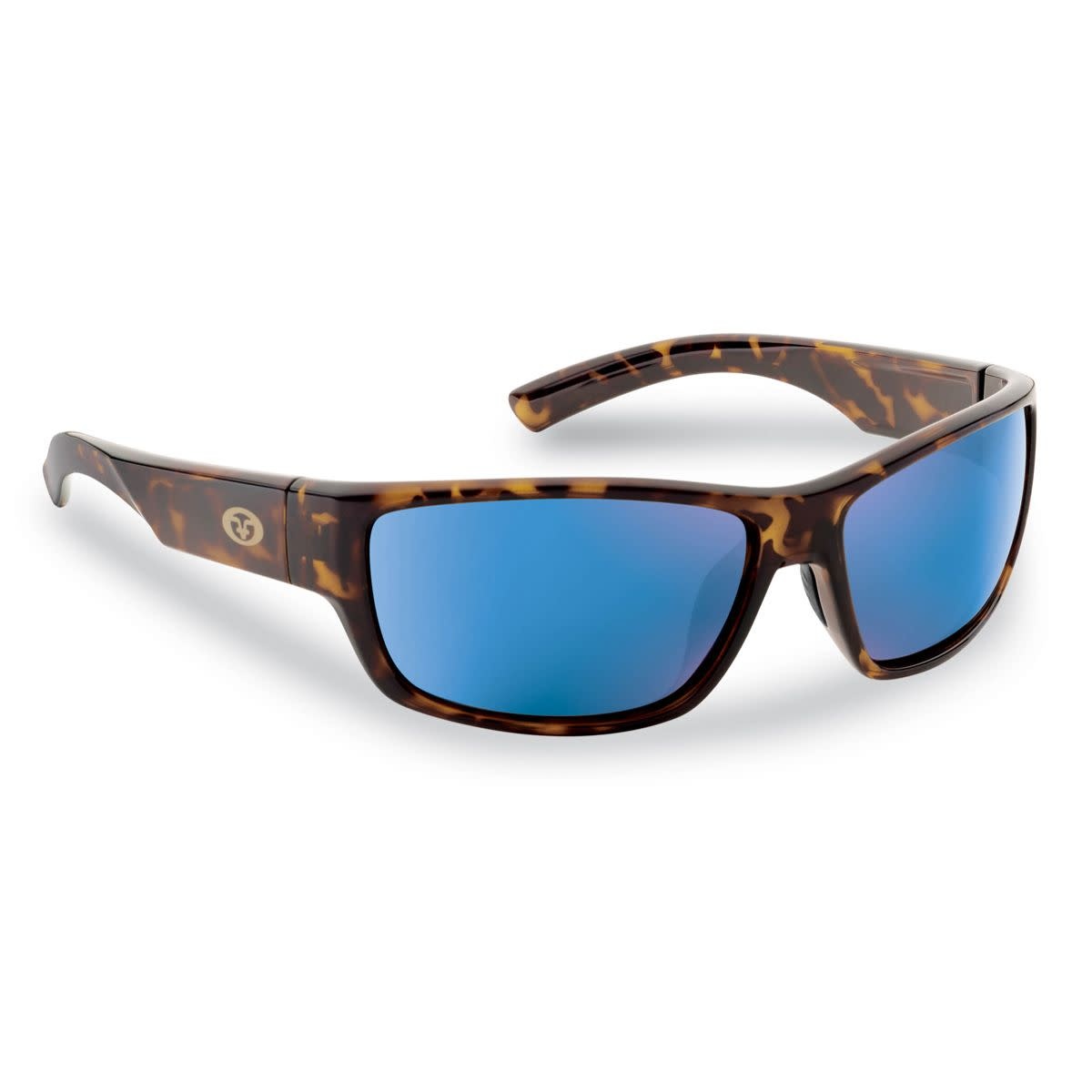 Flying Fishermen, Matencumbe Tortoise Frame, Smoke-Blue Mirror, Sunglasses