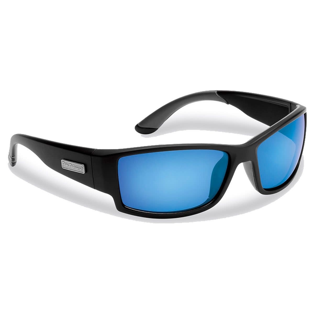Flying Fishermen, Razor Matte Black Frame, Smoke-Blue Mirror, Sunglasses