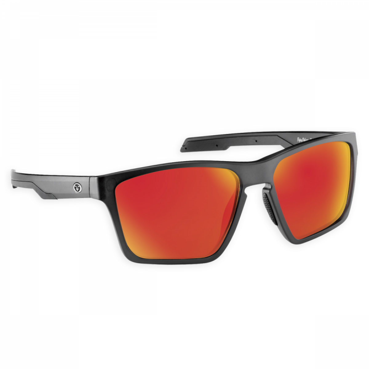 Flying Fishermen, Sandbar Matte Crystal Frame, Amber-Red Mirror, Sunglasses