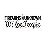 'We The People' Sticker (4"x2.8")