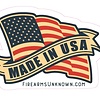 'Made In USA' Sticker (3.75"x2.5")