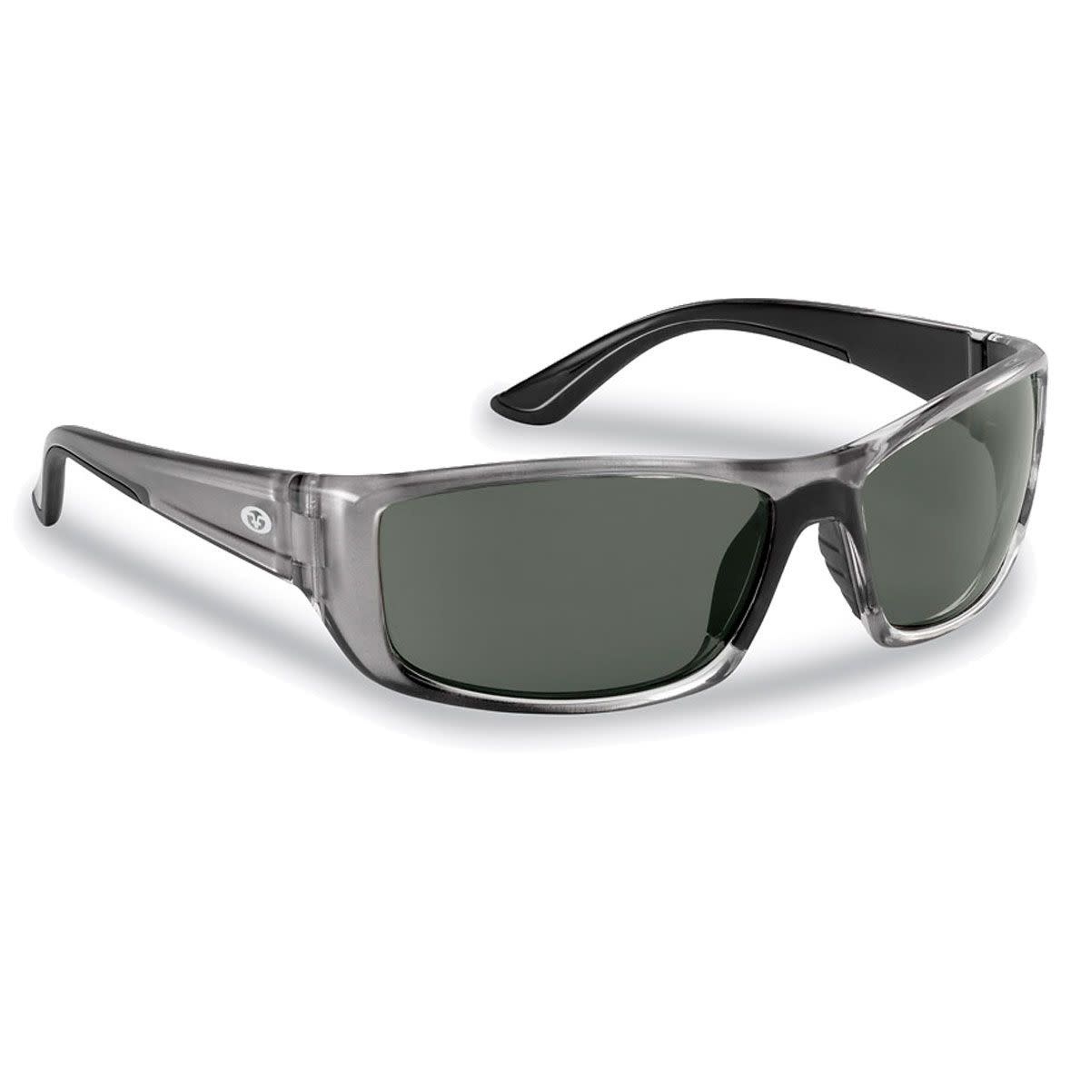 Flying Fishermen, Buchanan Crystal Gunmetal Frame, Smoke, Sunglasses