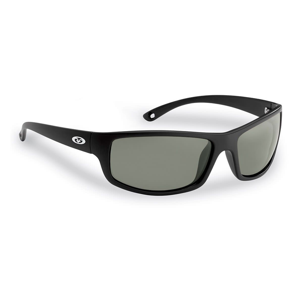 Flying Fishermen, Slack Tide Matte Black Frame, Smoke, Sunglasses