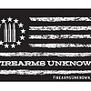 Small Firearms Unknown Flag Sticker (4"x2.4")