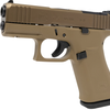 Glock G43X MOS 9mm 3.41" Coyote DE (2)10RD Pistol