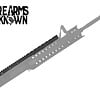 ARMS #38L-S-EX Mod Gen II SWAN Sleeve Mod Gen II A.R.M.S. Riser w/ Rear Sight