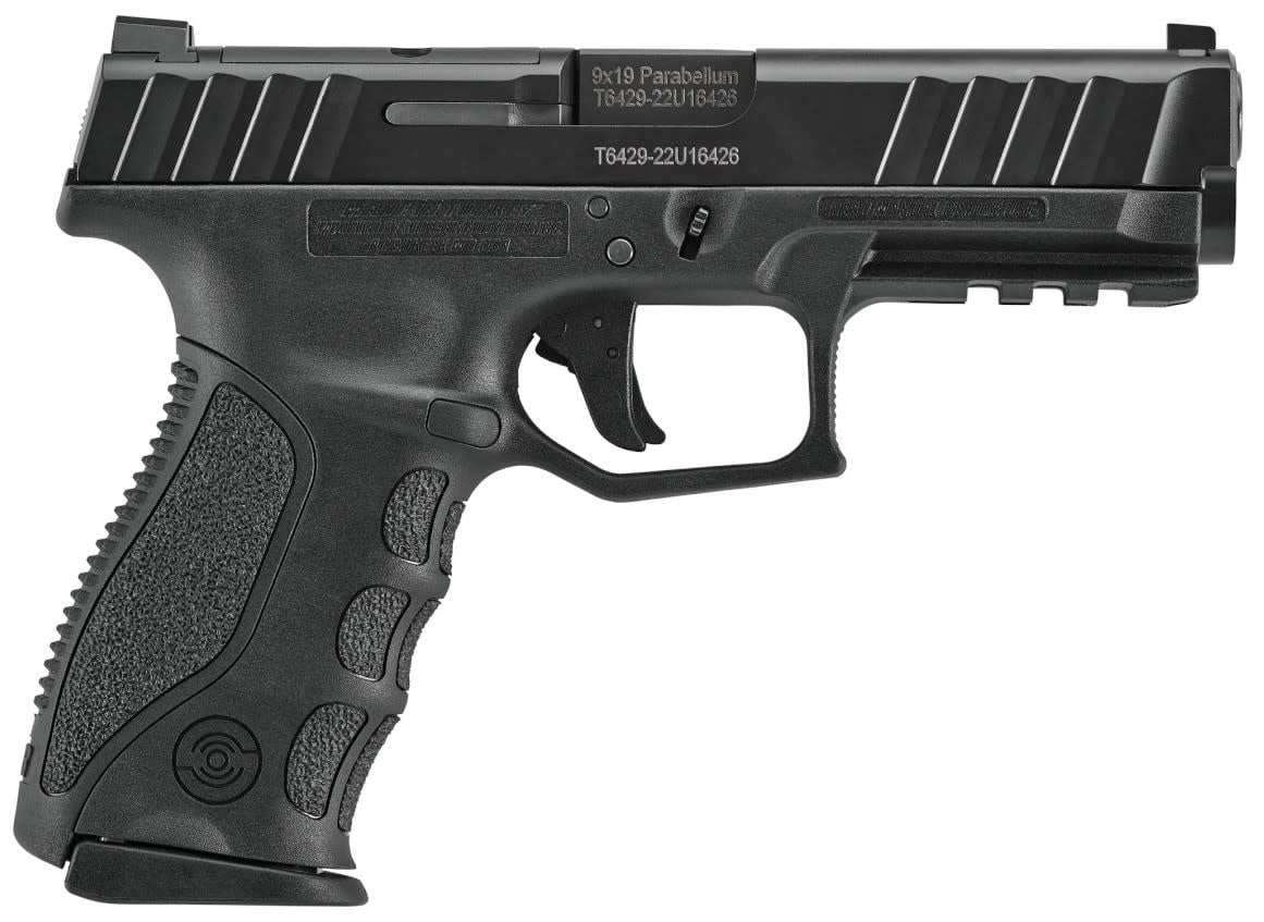 Stoeger STR-9 Mid-Size, 9MM, 4.13", Optic Ready, BLK, (2) 15RD, Pistol W/ Backstraps
