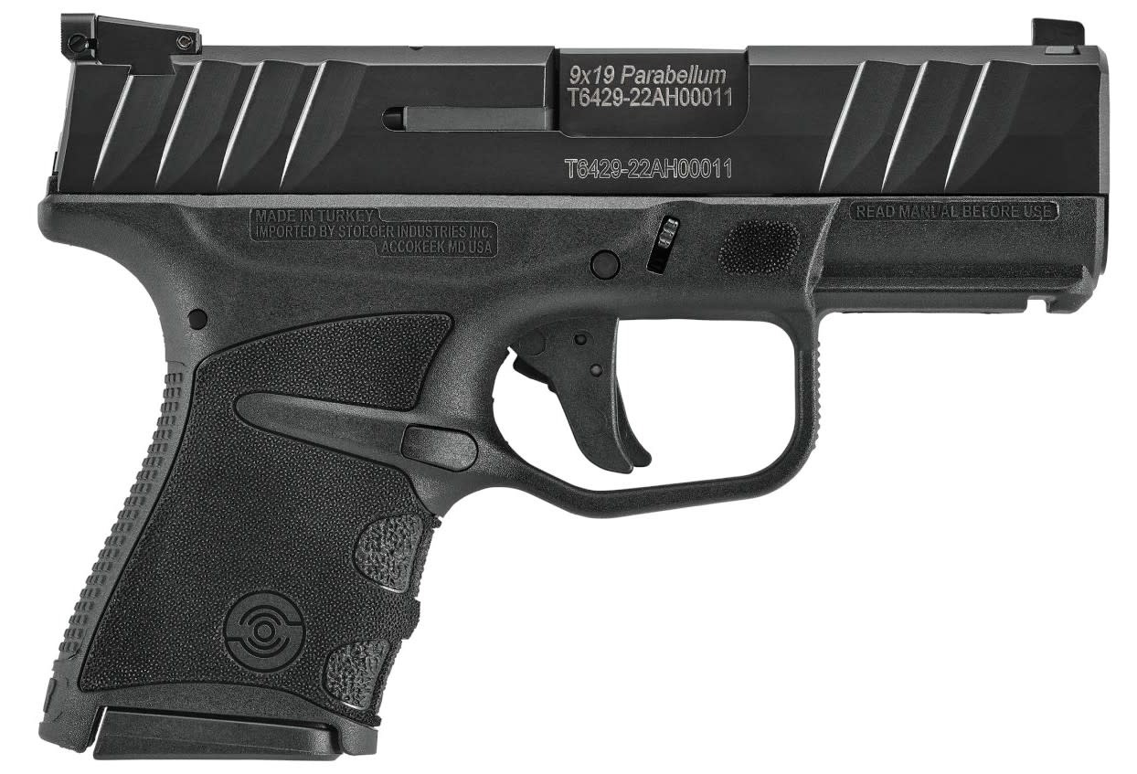 Stoeger STR-9MC Micro, 9MM, 3.2", BLK, (1)13RD (1)11RD, Pistol
