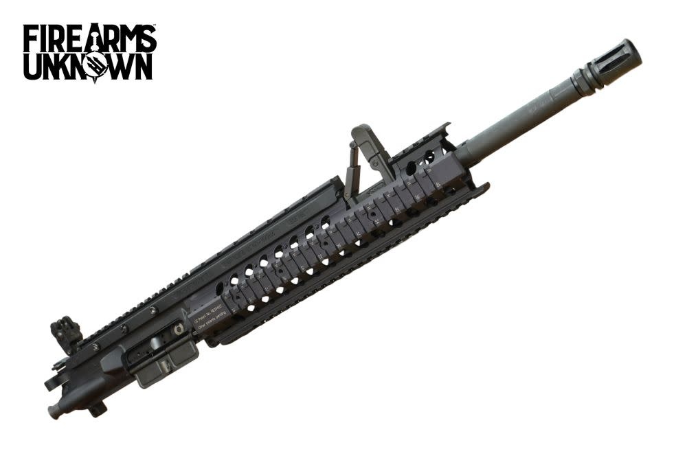 FU Custom AR15 16" BLK Upper W/ ARMS Spartan, Swan Sleeve