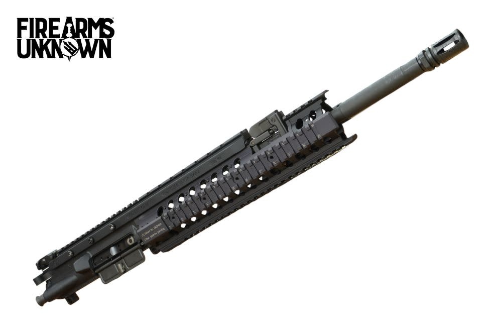 FU Custom AR15 16" BLK Upper W/ ARMS Spartan, Swan Sleeve
