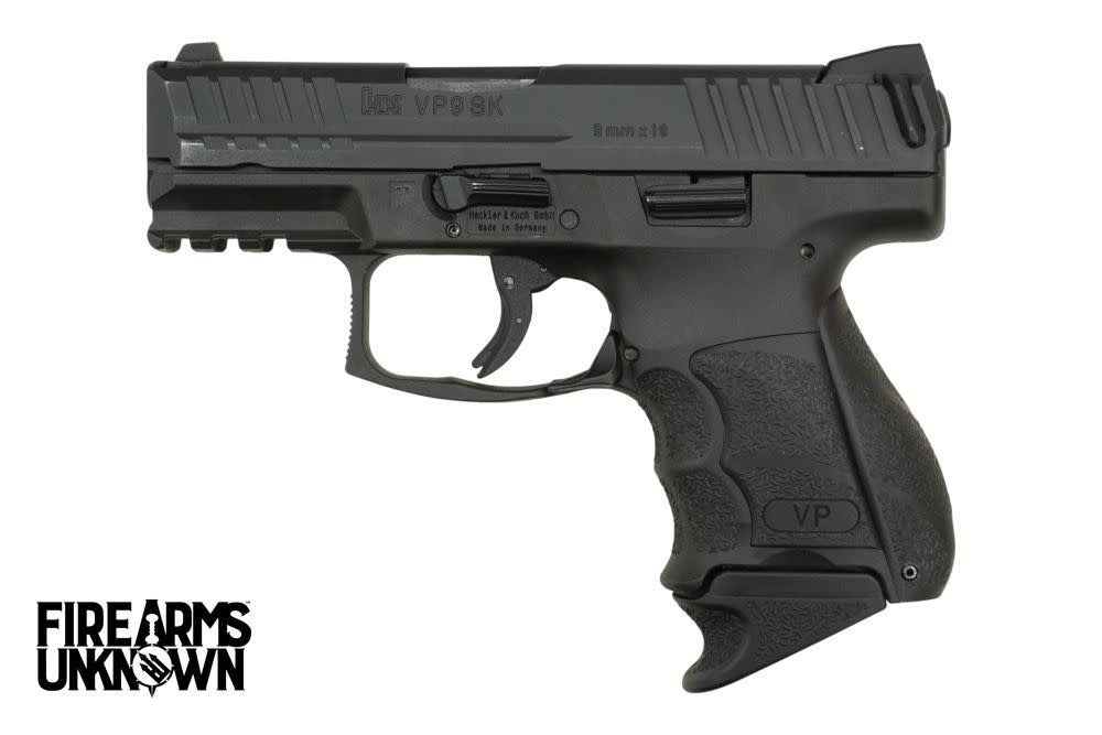 H&K, VP9 SK, 9mm, 3.39", BLK, (2) 10RD, Pistol (USED)