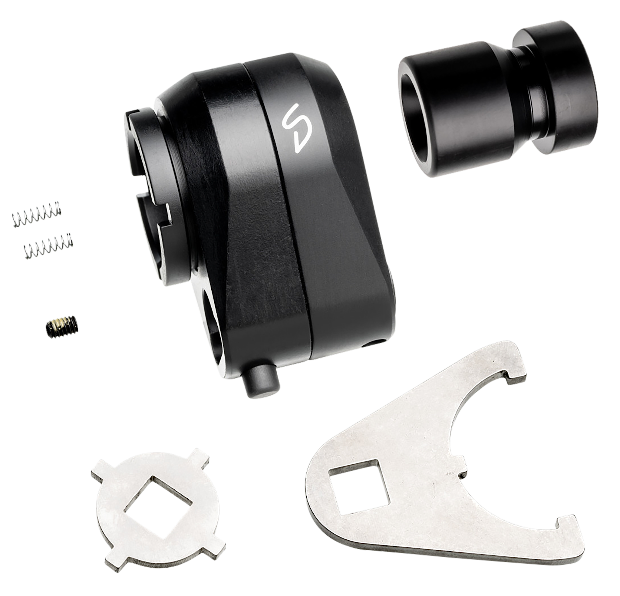 Stern Defense Rapid Attach Mini Buttstock Adapter Black Aluminum