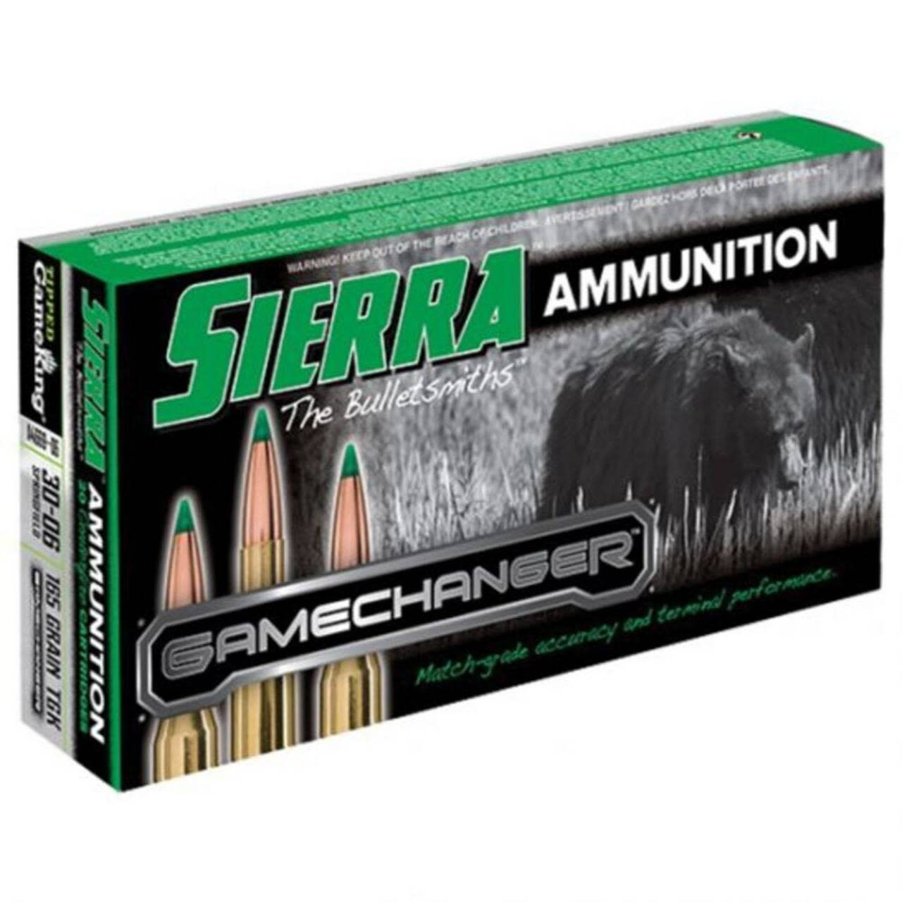SIERRA AMMO .30-06 165GR TGK GAMECHANGER 20rds