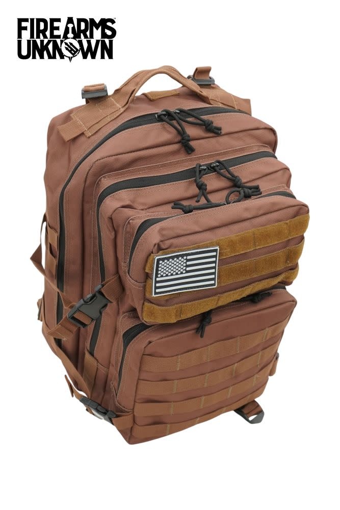Tactical 35L Molle Brown Backpack