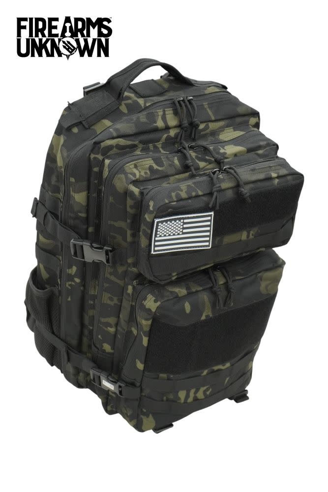 Tactical 45L Molle Black CP Backpack