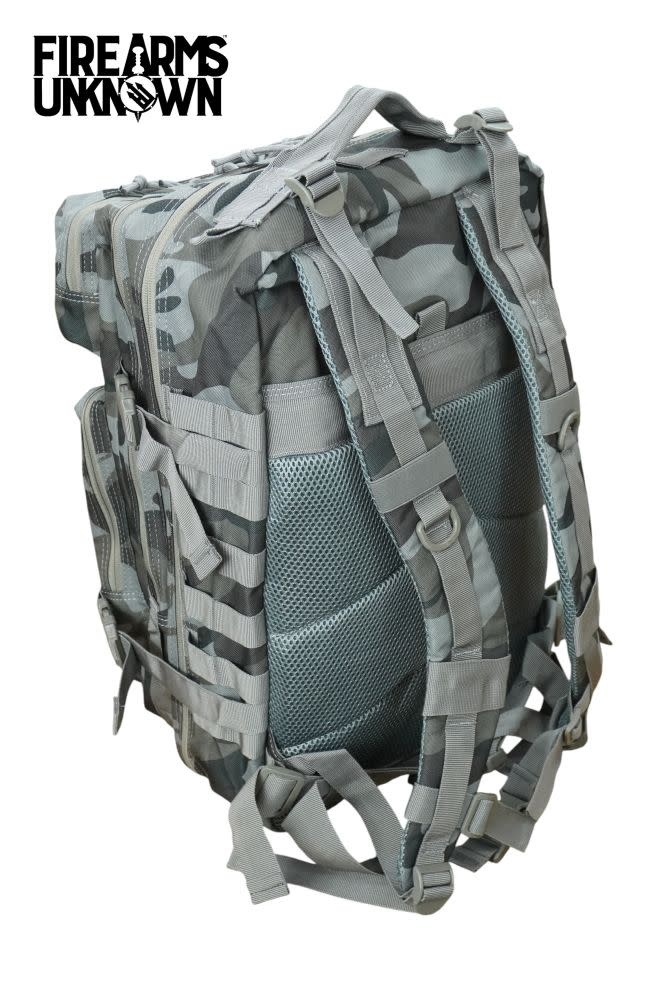 Tactical 45L Molle/Patch Urban Grey Camo Backpack