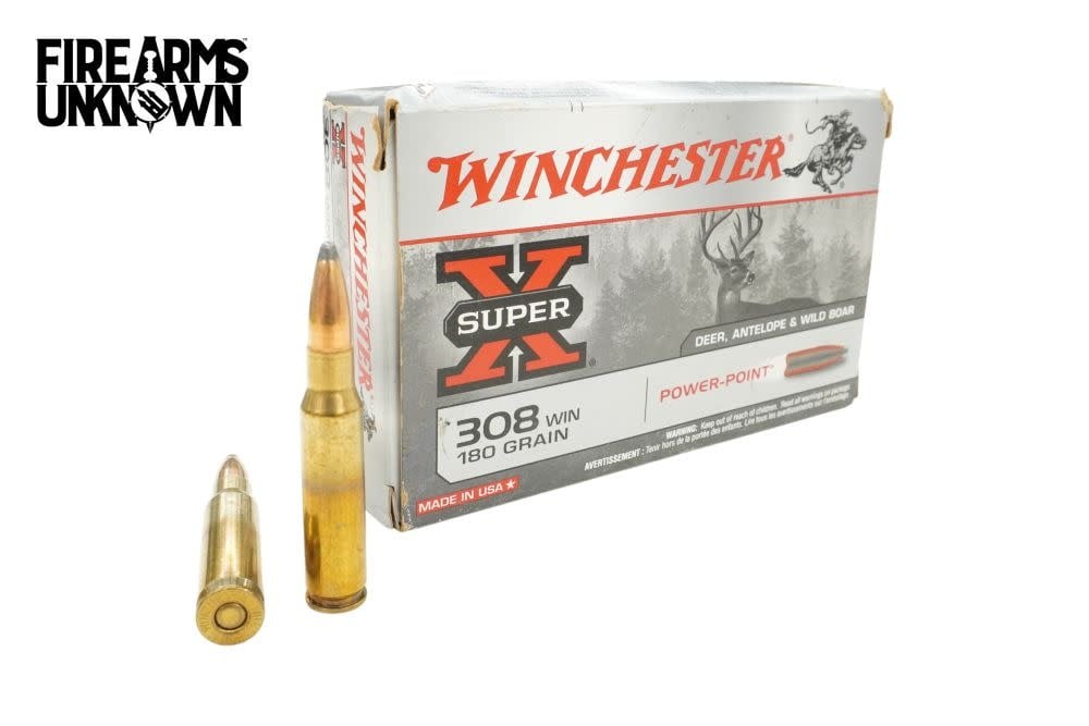 Winchester Ammo Super-X 308 Win 180 gr Power-Point (PP) 20 Bx NOS