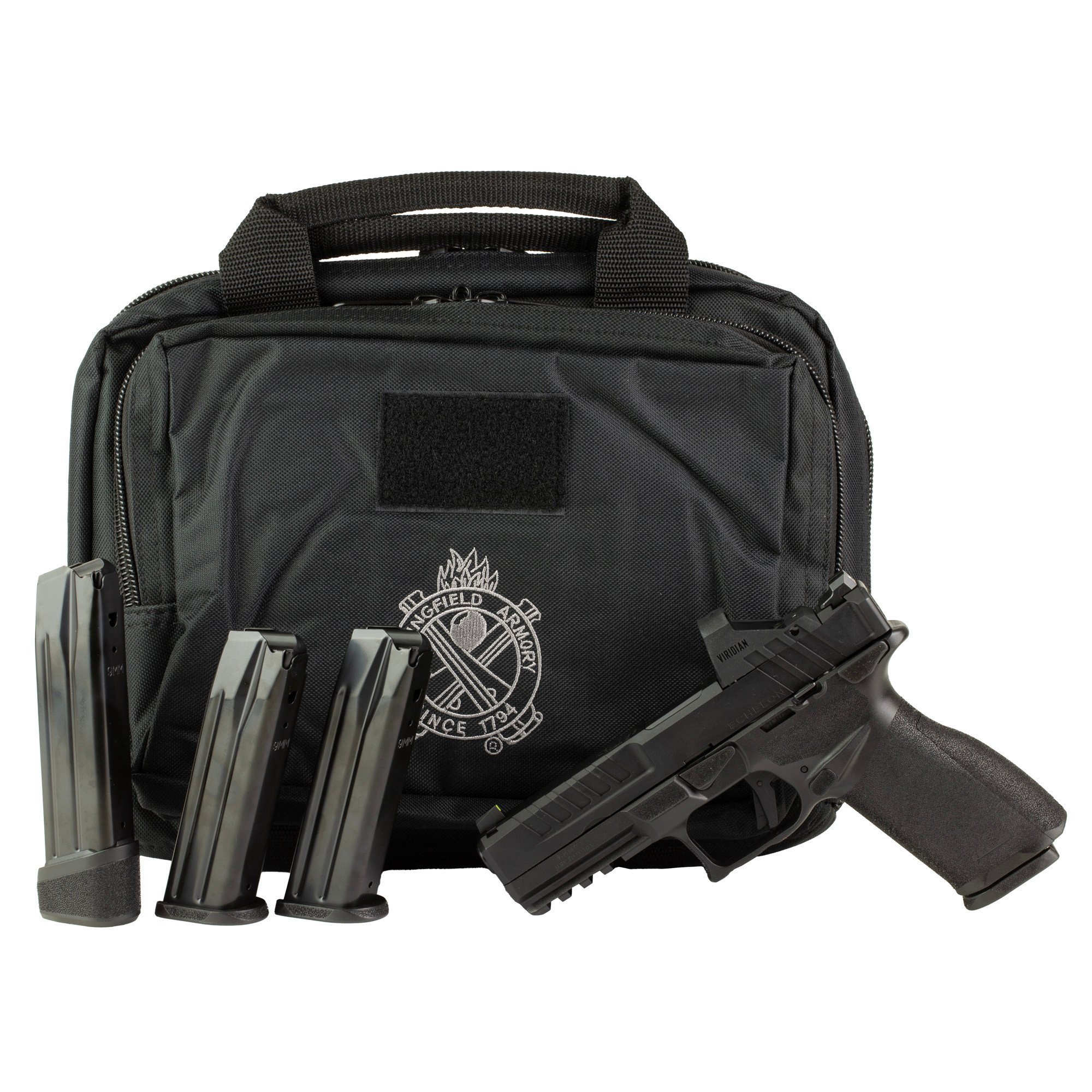 Springfield, Echelon Gear Up 9mm 4.5" OR BLK/BLK (2)-20 RD/ (3)-17RD Pistol w/ Range Bag