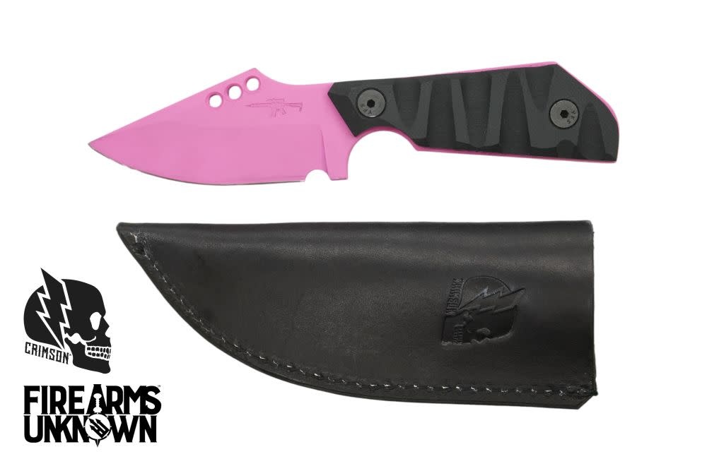 Crimson Knives - FU Exclusive Duke Fixed Blade Knife Cerakote Prison Pink