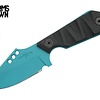 Crimson Knives - FU Exclusive Duke Fixed Blade Knife Cerakote Aztec Teal