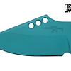 Crimson Knives - FU Exclusive Duke Fixed Blade Knife Cerakote Aztec Teal