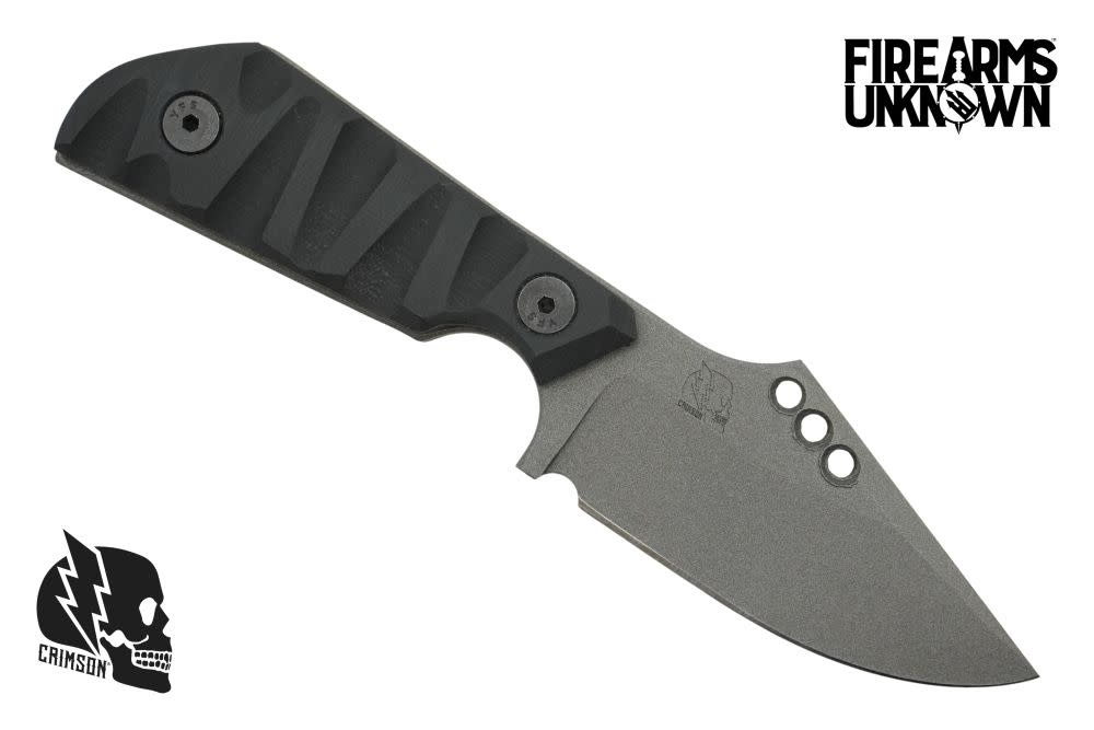 Crimson Knives - FU Exclusive Duke Fixed Blade Knife Cerakote Tungsten