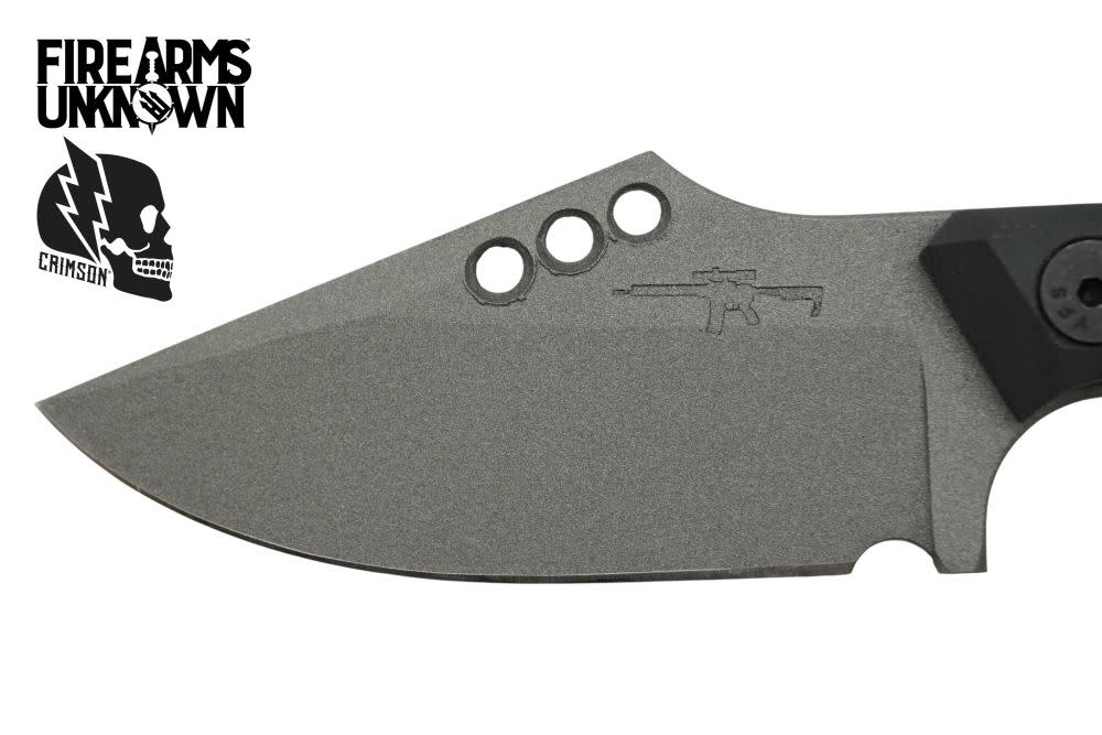 Crimson Knives - FU Exclusive Duke Fixed Blade Knife Cerakote Tungsten
