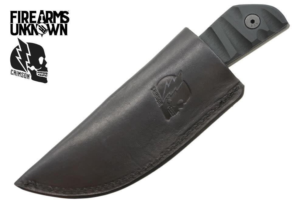 Crimson Knives - FU Exclusive Duke Fixed Blade Knife Cerakote Tungsten