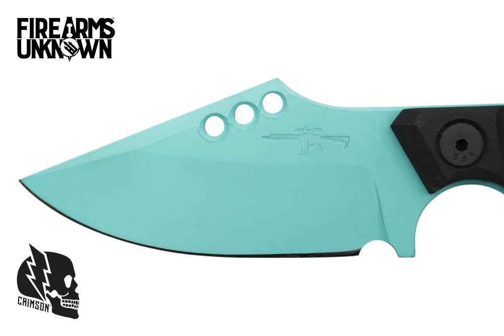 Crimson Knives - FU Exclusive Duke Fixed Blade Knife Cerakote Robin's Egg Blue