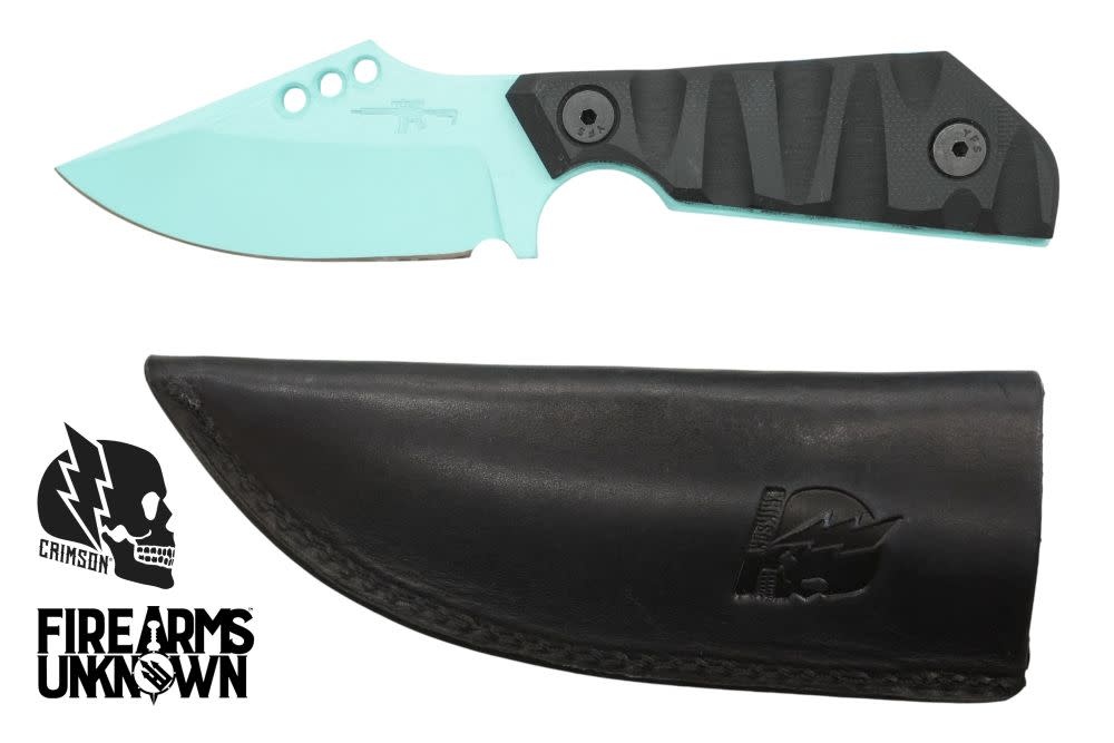 Crimson Knives - FU Exclusive Duke Fixed Blade Knife Cerakote Robin's Egg Blue