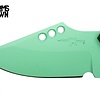 Crimson Knives - FU Exclusive Duke Fixed Blade Knife Cerakote Island Green