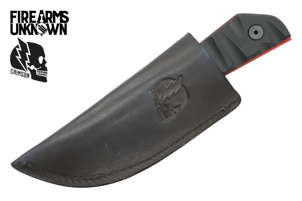 Crimson Knives - FU Exclusive Duke Fixed Blade Knife Cerakote USMC Red