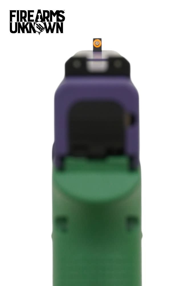 Glock G48 9MM Cerakote Squatch Green/Bright Purple Pistol