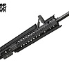 FU Custom AR15 14.5" BLK Upper W/ ARMS Spartan, Swan Sleeve