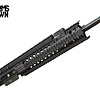 FU Custom AR15 14.5" BLK Upper W/ ARMS Spartan, Swan Sleeve