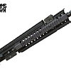 FU Custom AR15 12.5" BLK Upper W/ ARMS Spartan, Swan Sleeve